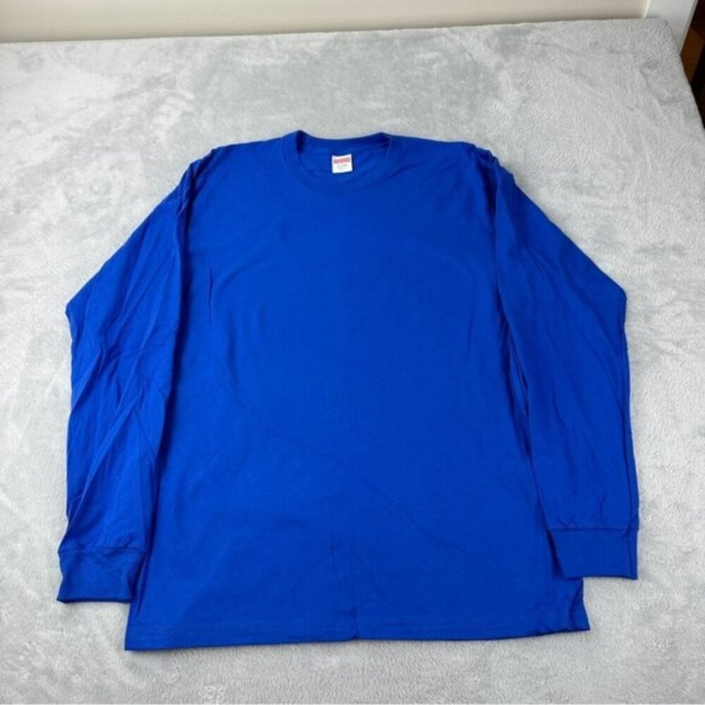 Supreme Mens Size Large Long Sleeved 100% Cotton Made in USA